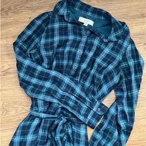 Loft plaid dress